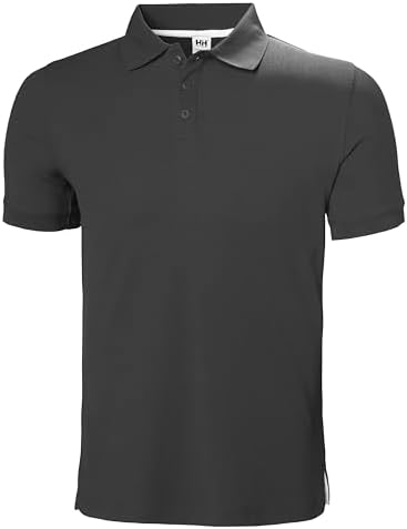 Hommes Crewline Polo, Ebène, M