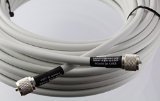 MPD Digital MPD-400 PVC White Superflex RF Marine 50 ohm MPD400 Coaxial Cable with UHF PL259 Male Crimp Connectors, 90 ft