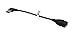 Right Angle USB 3.0 Extension Cable - 90-Degree USB A Male to Female, Short 8-Inch, Black