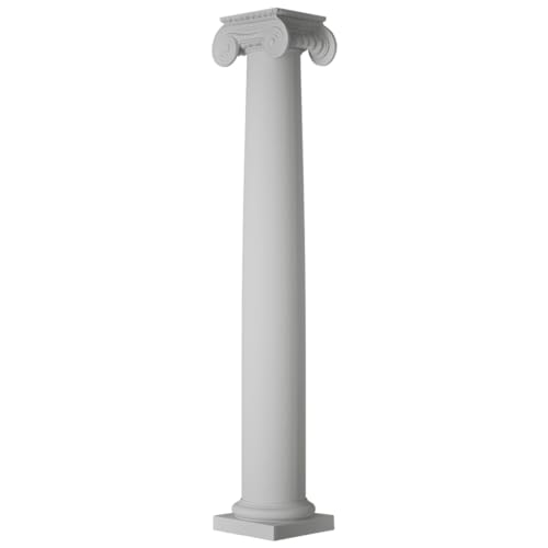 Endura-Stone ESK1208ATPSATUGE Round Tapered (FRP),Greek Erectheum Capital and T…