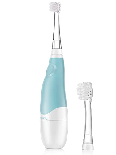 Papablic BabyHandy 2-Stage Sonic Electric Toothbrush for Babies and Toddlers Ages 0-3 Years