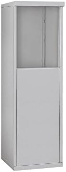 Salsbury Industries 3905S-ALM Free-Standing Enclosure for 3705 Single Column, Aluminum