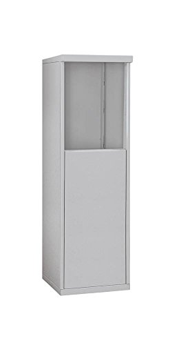 Salsbury Industries 3905S-ALM Free-Standing Enclosure for 3705 Single Column, Aluminum