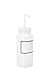 Vestil BTL-WW-16-LBL Wide Mouth Low Density Polyethylene (LDPE) Round Squeeze Wash Bottle with Label and Natural Cap, 16 oz Capacity, Translucent