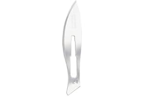 Swann-Morton® #24 Sterile Surgical Blades, Stainless Steel [Individually Packed, Box of 100]