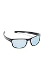 Oakley Men's Fuel Cell OO9096-D8 Polarized Wrap Sunglasses, Matte Black, 60 mm