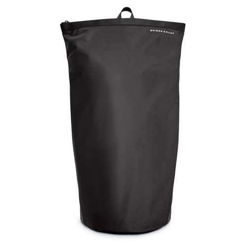 Briggs & Riley Zippered Laundry Bag for Garments - Travel Essentials for Men & Women, Tuck into Luggage, Separate Used & Clean Clothes, Integrated Carry Handle - Travel Essentials, Black
