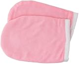 Deo Pink Cotton Manicure Pedicure Mitts Booties Liners for Spa Paraffin view 3