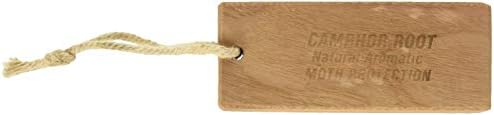 PTCLTRAPS8 Household Closet Essentials Fresh Cinnamomum Camphora Root Blocks Moth Repellent and Clothes Protector Storage Accessories Value Pack 1-Pack (12 Blocks)