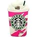 Thunderous Hot Pink Starbucks Coffee Ice Cream Silicone Back Cover Case for LG Optimus L90 Exceed 2 W7/ D415 (T-Mobile)LG Electronics L90 D410