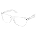 grinderPUNCH Crystal Clear Frame Lens Transparent Sunglasses Eyeglasses 2 Pack