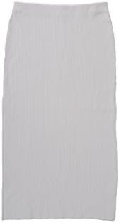 HEMSMITH | Len - Rib Fitted Double Slit Skirt