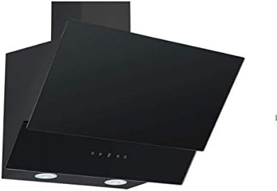 HAFELE NAGOLD ILZ Optima 60 Steel & Glass Chimney Hood 60 cm, Black