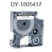 DYMO Industrial Labels for DYMO Industrial Rhino Label Makers, White on Blue, 3/4