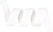 YAMA Solid Grosgrain Ribbon Roll - 1 Inch 25 Yards for Gift Wrapping Ribbons, White