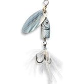 Blue Fox Flash Spinner, Inline Spinner Lure for Trout, Bass, and Salmon, High Flash Fishing Spinner for Rivers and Lakes, Blade Size 1, Shad