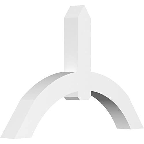 Ekena Millwork GBP060X40X0606ARC00 Archdale Architectural Grade PVC Gable Brack…