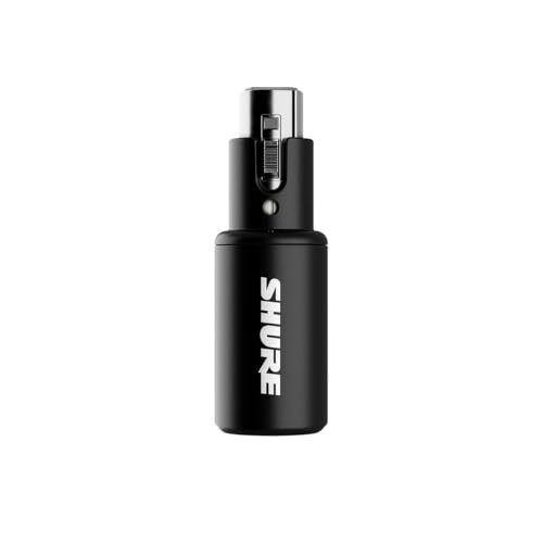 Shure シュア オーディオインターフェース MVX2U（第二世代）ヘッドホン出力付きXLR-USB変換アダプター USB-C Mfi認証 iPhone iPad Mac Windows iOS Android DSP オートレベルモード リアルタイムデノイザー 60dBゲイン 48Vファンタム電源【国内正規品/メーカー2年保証】