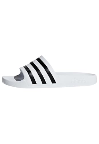adidas Unisex Adilette Aqua Slides, Cloud White / Core Black / Cloud White, 38 EU thumbnail 1