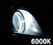 Car HID Xenon Lights Bulbs Lamps H1 6000K Diamond White (12V,35W) Single Beam- 1 Pair