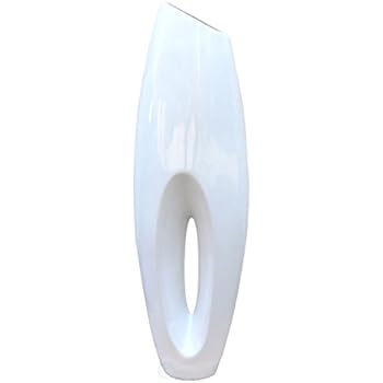 Uniquewise(TM) Modern White Large Floor Vase - 40 Inch