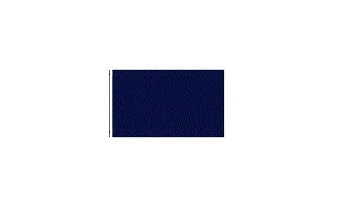ATV Solid Navy Blue 12" X 18" Safety Flag with 5/16" White Pole (no mounting hardware)