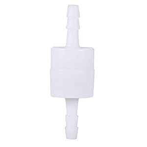 Hilitand 4 mm ventiel voor benzine, kunststof, unieke richting, voor water, brandstof, lucht