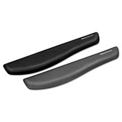 Fellowes PlushTouch Keyboard Wrist Rest, Foam, Graphite, 18-1/8" x 3-3/16" FEL5252101