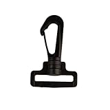 Paracord Planet Black Plastic 1 1/4 Inch Swivel