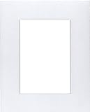 Pack of (2) 18x24 Acid Free White Core Picture Mats