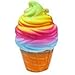 Squishy Fidget Item - Cute Squishies Small Ice Cream Squishy - Stress Relief Ice Cream Party Favors Squishies Slow Rising Stress Relief Party Favors Fidget Tool Keychain