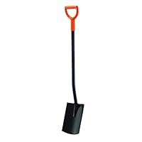 Arcadius Garden 47 Inch Steel D-Handle Square Spade Garden Square Point Steel Shovel