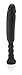Tantus Anaconda - Ultra-Premium Silicone Handle Dildo - Black