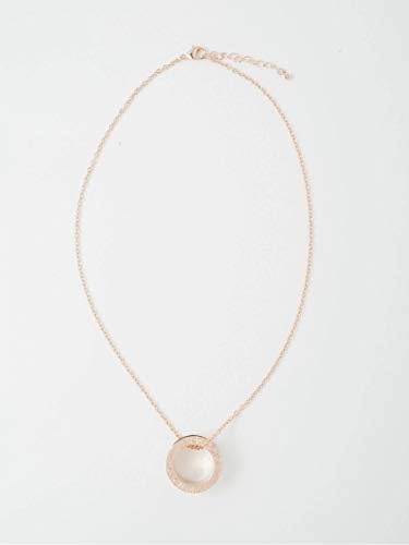 Amazon セシルマクビー Cecil Mcbee ワイドロゴリングネックレス ピンク M ファッション小物 通販