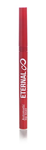 Eternal Automatic Twist Up Water Resistant Lip Liner - Easy Glide-on, Long Lasting and Non-Smudge Retractable Lip Pencil with Pigments and Professional Creamy Matte Finish (Fire)
