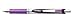 Pentel® EnerGel™ Retractable Liquid Gel Pens, Medium Point, 0.7 mm, Silver Barrel, Violet Ink, Pack Of 12