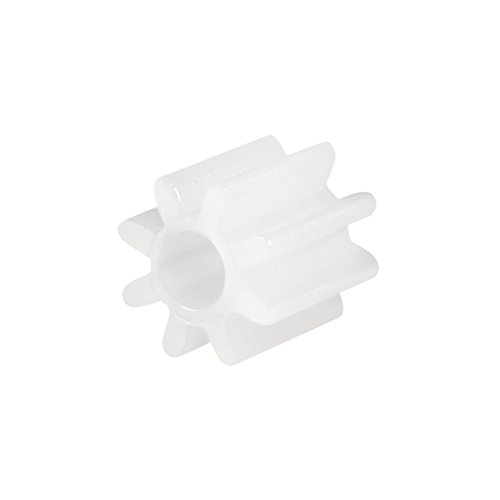 uxcell 30Pcs 082A Plastic Gear Toy Accessories with 8 Teeth for DIY Car Robot Motor
