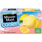 Minute Maid Pink Lemonade Coolers 10 pk (Pack of 4)