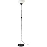 Ikea 101.398.79 69-Inch. Floor Uplight Lamp, Black & White