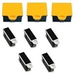 Compatible Kodak #10XL 8-Set Ink Cartridges: 5 Black & 3 Color