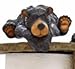 Willie Black Bear Paper Towel Holder Rack for Free Standing on Counter or Table (Great Kitchen Decor) 14