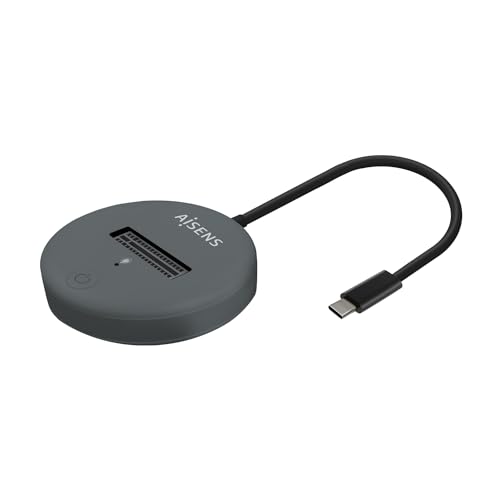 AISENS - ASUC-M2D014-GR - USB-C Dock M.2 (NGFF) Asuc-M2D014-Gr SATA/NVMe A USB3.1 Gen2, Grau
