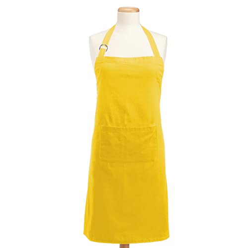 DII Kitchen Collection, Cotton, Yellow, Chef Apron