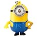 Despicable Me Minion Keychain Ring with LED Flashlight, Touch Sound Toy 3D Eyes PVC Figure (Single eye)