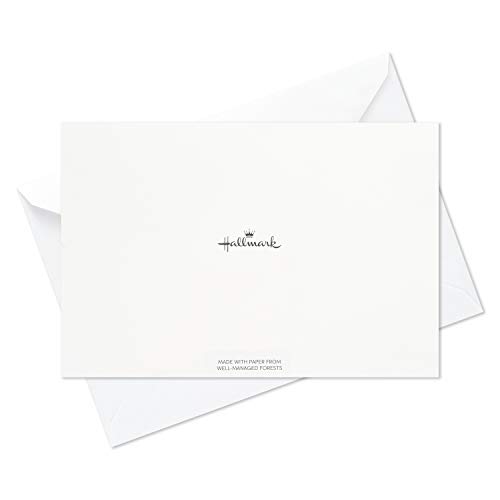 Hallmark Wedding, Baby Shower, Bridal Shower Thank You Cards (Gold Foil Script, 100 Thank You