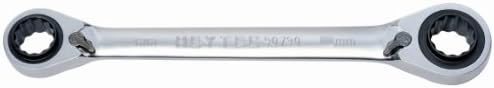 Heytec 50730091583 4-in-1 Ratchet Wrench, Silver