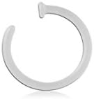 El Morro Body Piercing Jewelry Bioflex Open Nose Ring 18g