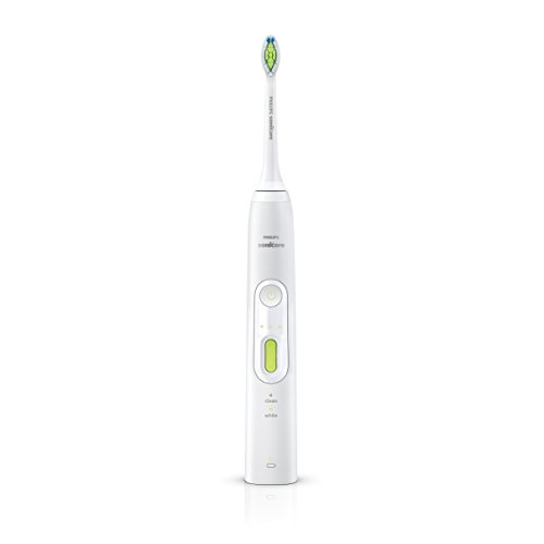 Philips Sonicare HX8911/02 HealthyWhite+ Rechargeable Electric Toothbrush, White