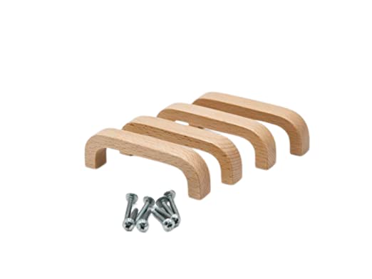 JOWE Set of 4 Furniture Handles (Untreated Oak)