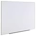 Universal Dry Erase Marker Board, Melamine, 72 x 48, Silver Aluminum Frame
